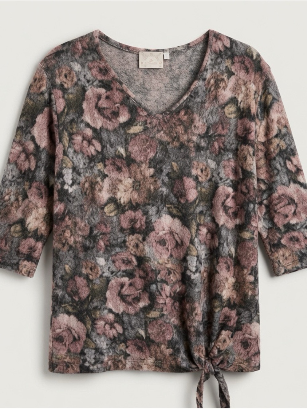 Dantelle Fuzzy Floral Top